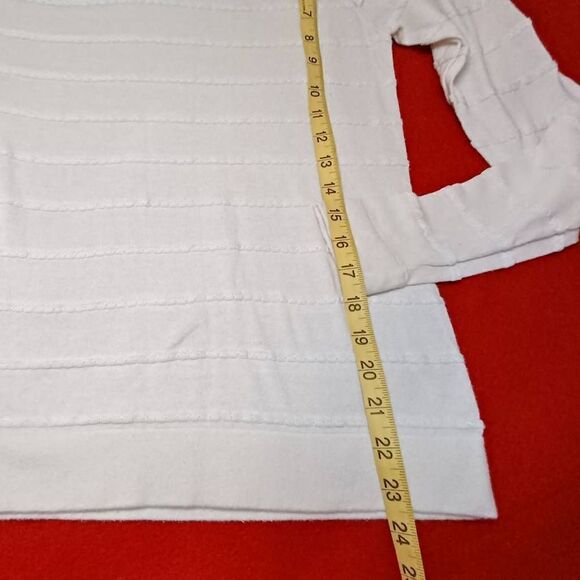 Loft cream long sleeve blouse Size M - Picture 7 of 7